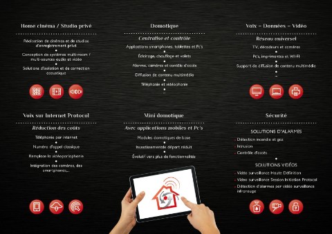 Services domotiques et multimédia de EGD Flexible Solutions